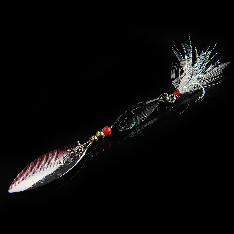 Fishing Lure Spinner Bait 10g 18g Ice Fishing Bait Feather Hook Spinnerbait 1 Pcs/Lot Metal Lures Winter Fishing Tackle
Fishing Lure Spinner Bait 10g 18g Ice Fishing Bait Feather Hook Spinnerbait 1 Pcs/Lot Metal Lures Winter Fishing Tackle