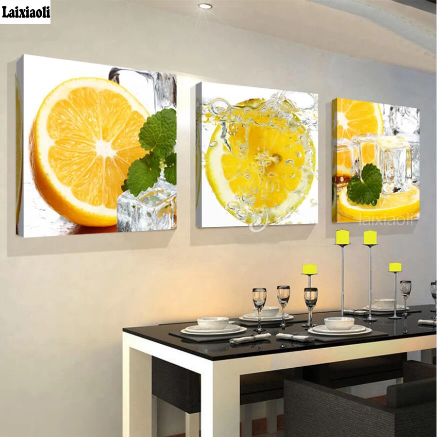 diamond mosaic DIY Full square round diamond painting 3pcs embroidery fruit Lemon orange picture needlework kitchen decoration
diamond mosaic DIY Full square round diamond painting 3pcs embroidery fruit Lemon orange picture needlework kitchen decoration