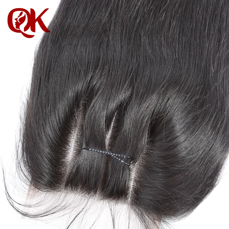 QueenKing волосы бразильские шелковистые прямые HD Кружева Закрытие 5X5 Remy закрытие