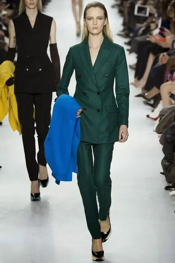 Bespoke Dark Green 2 Piece Set Women Business Office Formal Uniform Ladies Work Wear Double Breasted Blazer Outfit Pantsuit W164
Bespoke Dark Green 2 Piece Set Women Business Office Formal Uniform Ladies Work Wear Double Breasted Blazer Outfit Pantsuit W164
