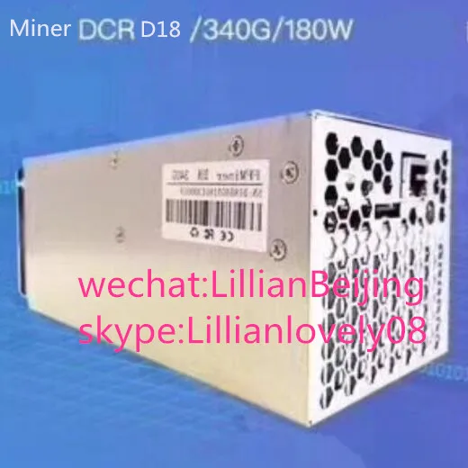 Б/у FF Miner D18 Decred miner 340GH/s Blake256 DCR/HSR mining machine 340G без psu|Блок-чейн/майнер| |