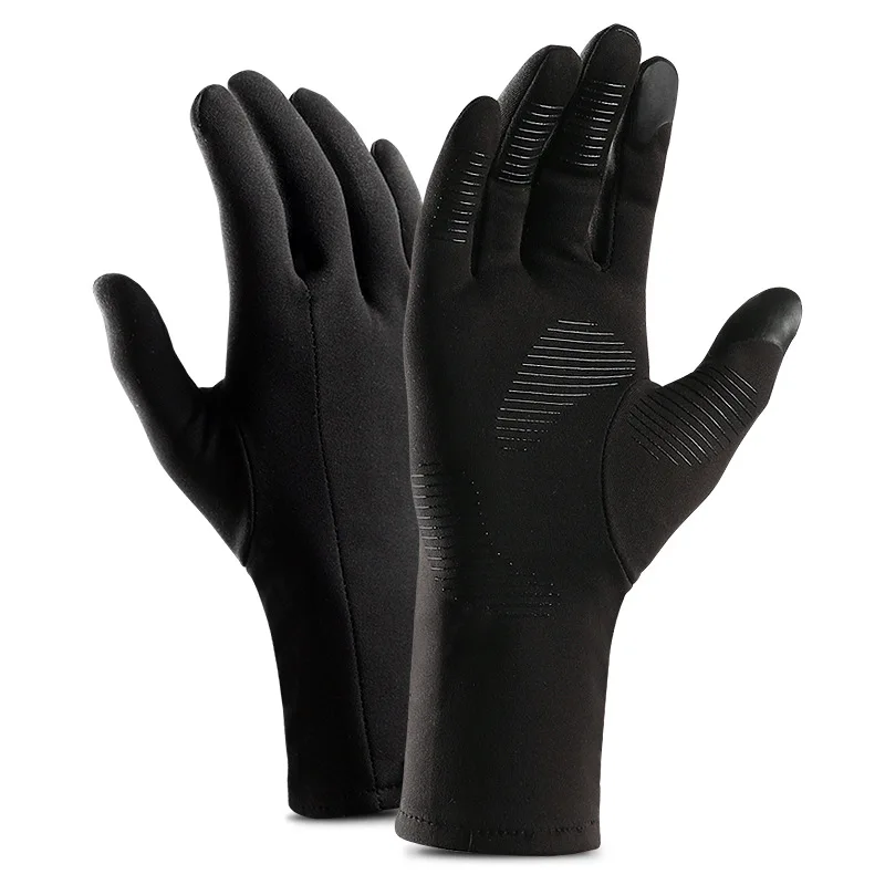 Зимние осенние перчатки для бега с сенсорным экраном легкие Нескользящие теплые