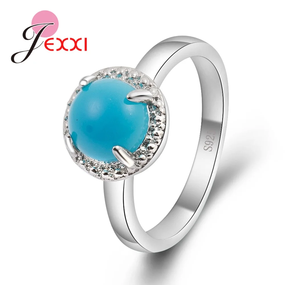 Classic Simple Band Ring Pure 925 Sterling Silver Blue Stones Wedding Engagement Bague for Women Anniversary Gift Jewelry
Classic Simple Band Ring Pure 925 Sterling Silver Blue Stones Wedding Engagement Bague for Women Anniversary Gift Jewelry
