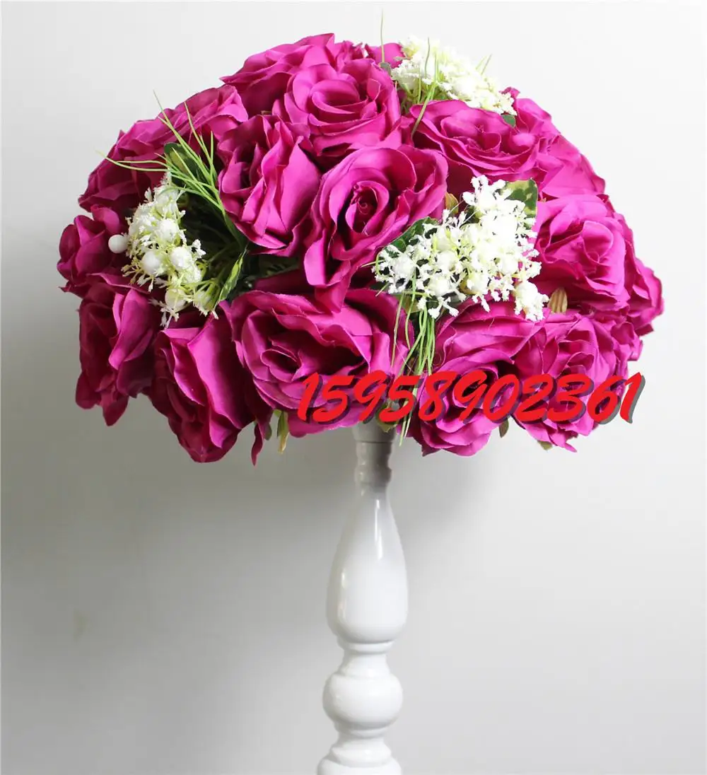 SPR 10pcs/lot wedding road lead artificial wedding table flower center flower ball decoration
SPR 10pcs/lot wedding road lead artificial wedding table flower center flower ball decoration
