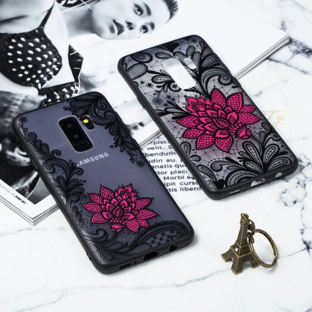 Для Samsung Galaxy Note 9 S9 + S8 S7 A5 A6 A8 J2 J3 J5 J4 J6 J8 2017 2018 чехол 3D с тиснением и изображением