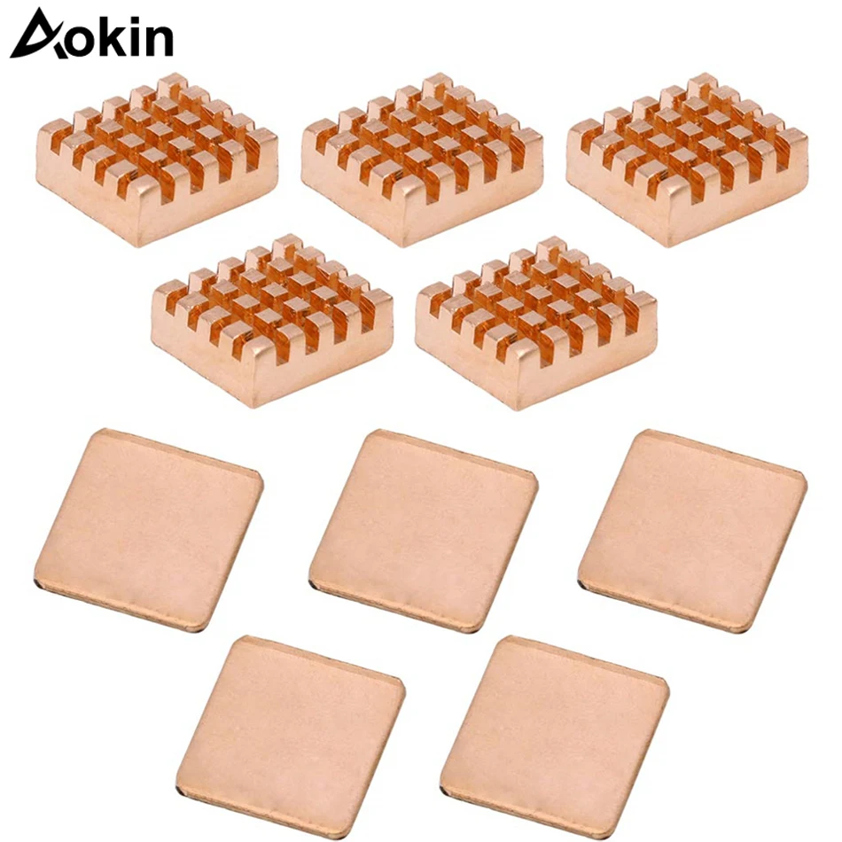 10 pcs Raspberry Pi Heatsink Cooler Circuit Board Cooling Kit Cooling Cooler Raspberry Pi 3 Pi 2 Pi Model B+
10 pcs Raspberry Pi Heatsink Cooler Circuit Board Cooling Kit Cooling Cooler Raspberry Pi 3 Pi 2 Pi Model B+