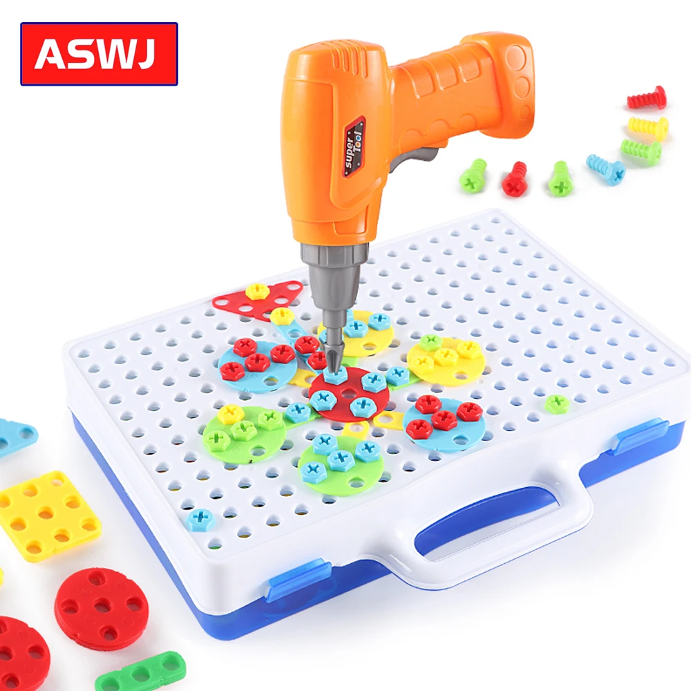 Children Toys Electric Drill Nut Disassembly Match Tool Educational Toys Assembled Blocks Sets Toys For Boys Design Building Toy
Children Toys Electric Drill Nut Disassembly Match Tool Educational Toys Assembled Blocks Sets Toys For Boys Design Building Toy
