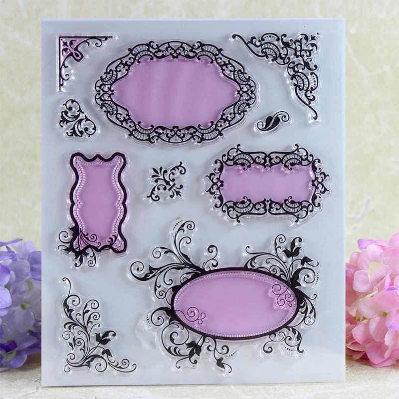 YLCS182 Lace Frame Silicone Clear Stamps For Scrapbook DIY Album Paper Cards Decoration Embossing Folder Rubber Stamp 15*18cm
YLCS182 Lace Frame Silicone Clear Stamps For Scrapbook DIY Album Paper Cards Decoration Embossing Folder Rubber Stamp 15*18cm