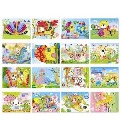 16pcs/lot Crystal Diamond Mosaic Sticker Painting Kids Children Kindergarten Educational DIY Crafts Toys
16pcs/lot Crystal Diamond Mosaic Sticker Painting Kids Children Kindergarten Educational DIY Crafts Toys