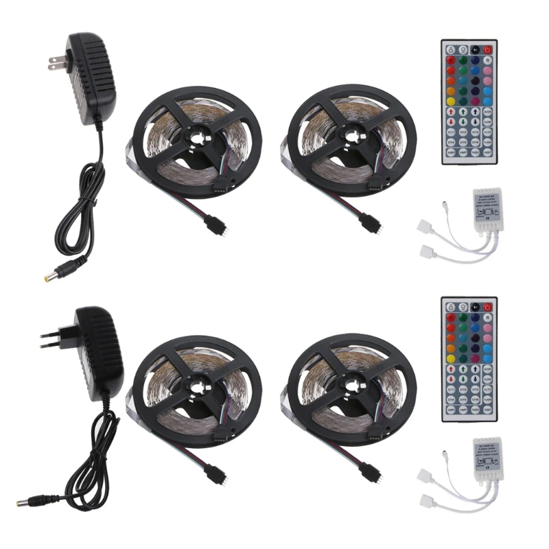 1 комплект, Светодиодная лента 3528 RGB 10 м SMD 12 В, адаптер с 44 клавишами, ИК-пульт дистанционного управления, не водонепроницаемый, 250-300 люмен/м
1 комплект, Светодиодная лента 3528 RGB 10 м SMD 12 В, адаптер с 44 клавишами, ИК-пульт дистанционного управления, не водонепроницаемый, 250-300 люмен/м