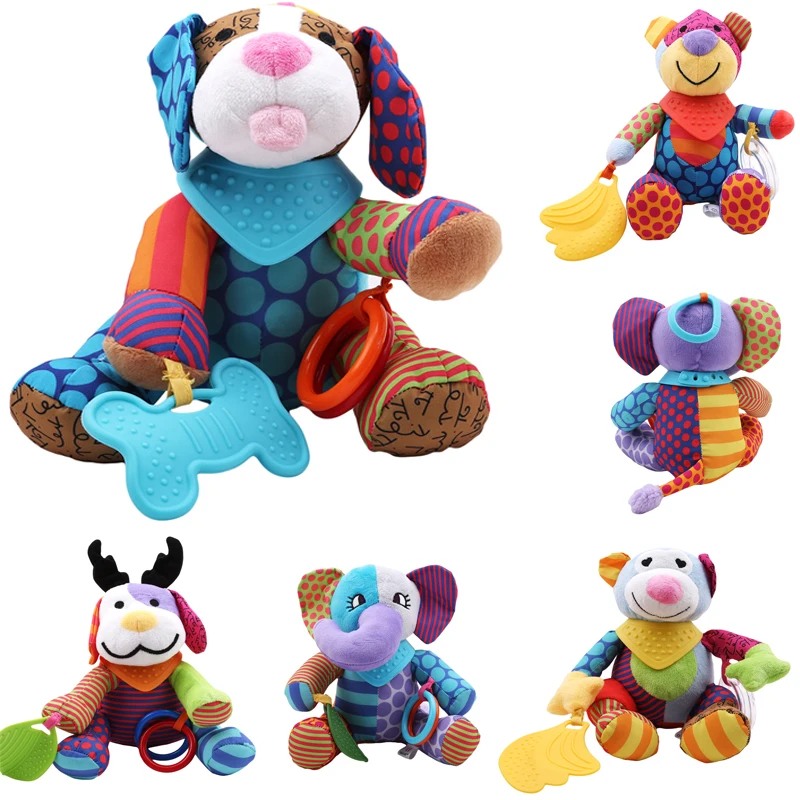Cartoon Animal Baby Bed Stroller Hanging Music Rattles Newborn Mobile Rabbit Teether Appease Plush Toy For Children Doll
Cartoon Animal Baby Bed Stroller Hanging Music Rattles Newborn Mobile Rabbit Teether Appease Plush Toy For Children Doll