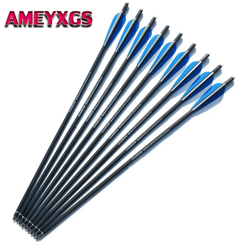 12/24Pcs 18"/20"/22" Archery Crossbow Arrows Bolts Target Tip Point Carbon Arrow Replacement Broadheads For Hunting Accessories
12/24Pcs 18"/20"/22" Archery Crossbow Arrows Bolts Target Tip Point Carbon Arrow Replacement Broadheads For Hunting Accessories