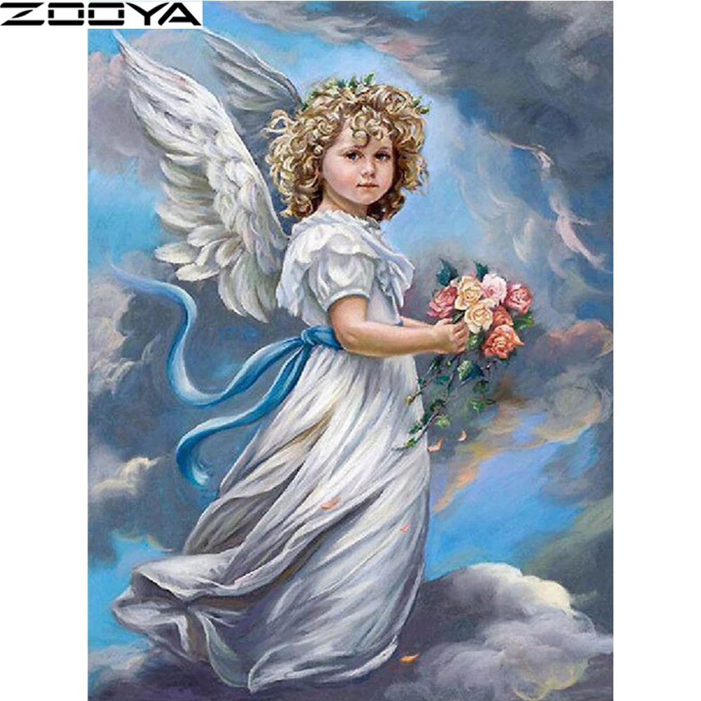 ZOOYA 5d Diamond Painting Mosaic Art Diamond Embroidery Girl Angel Flowers Needlework Rhinestone Pasted Cross Stitch Gifts R1135
ZOOYA 5d Diamond Painting Mosaic Art Diamond Embroidery Girl Angel Flowers Needlework Rhinestone Pasted Cross Stitch Gifts R1135