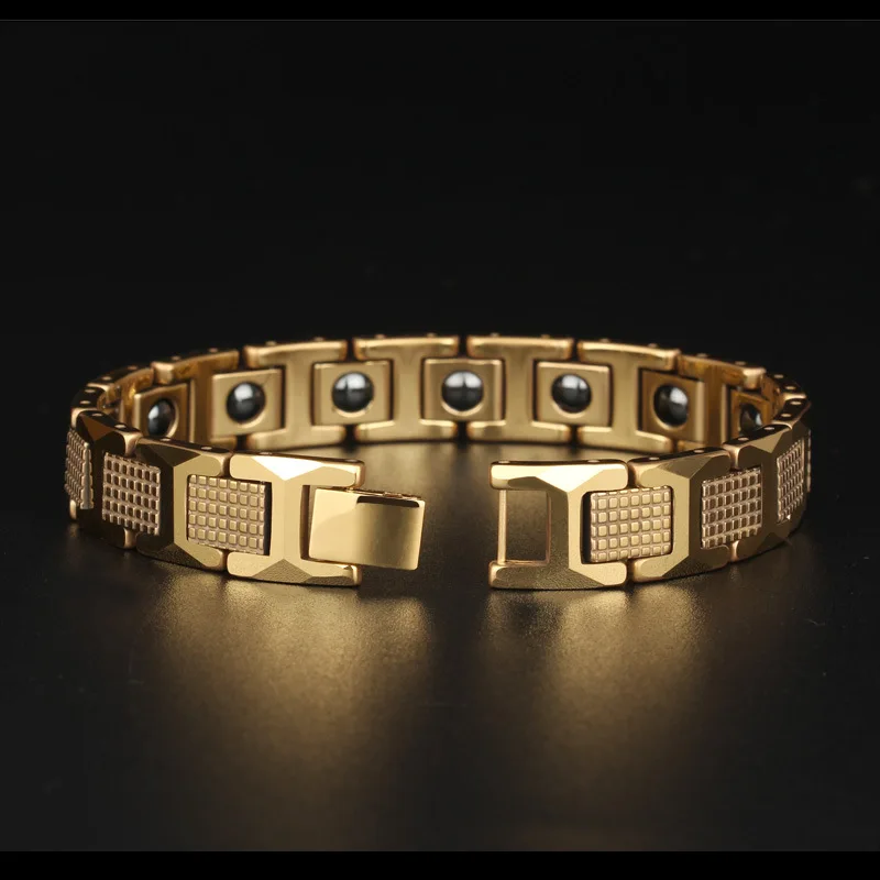 Germanium Bracelets Negative ions Magnetic Elements Titanium Blue Plated Bracelet Men Accessory Sport Bangles for Men
Germanium Bracelets Negative ions Magnetic Elements Titanium Blue Plated Bracelet Men Accessory Sport Bangles for Men