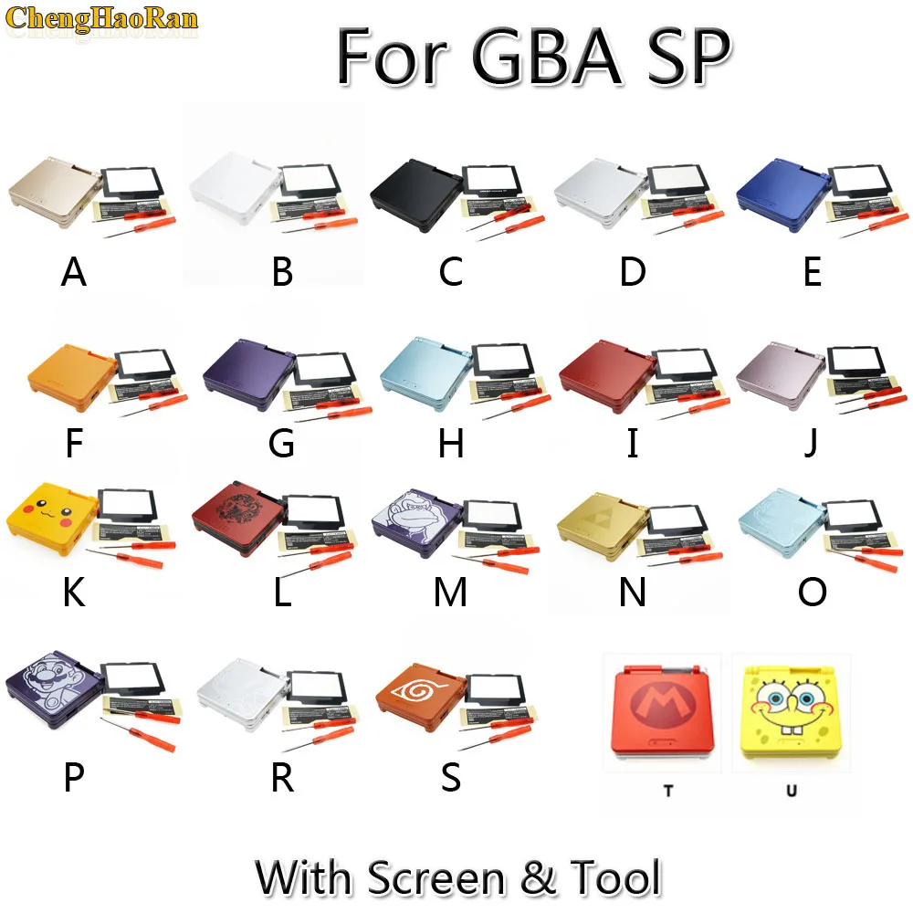1 Set Cartoon Limited Edition Full Housing Shell replacement for Nintendo Gameboy Advance SP for GBA SP Game Console Cover Case
1 Set Cartoon Limited Edition Full Housing Shell replacement for Nintendo Gameboy Advance SP for GBA SP Game Console Cover Case