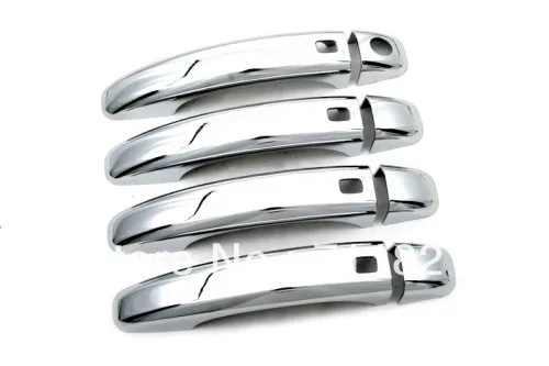 Стайлинг автомобиля хромированная крышка дверной ручки для Audi A4 B8|door handle cover|chrome