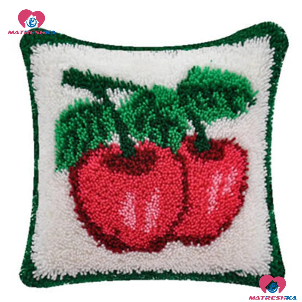 foamiran for needlework Latch hook cushion "fruit" embroidery pillow latch hook canvas printing cross-stitch pillow crochet kits
foamiran for needlework Latch hook cushion "fruit" embroidery pillow latch hook canvas printing cross-stitch pillow crochet kits