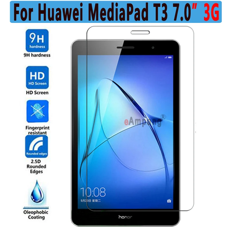 0.3mm 9H HD Screen Protector for Huawei Mediapad T3 7.0 3G BG2-U01 BG2-U03 Ultra-thin Clear Scratch Resistant Tempered Glass
0.3mm 9H HD Screen Protector for Huawei Mediapad T3 7.0 3G BG2-U01 BG2-U03 Ultra-thin Clear Scratch Resistant Tempered Glass