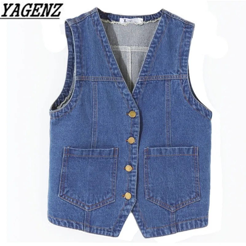 Denim Vintage Vests Women Short Jacket 2020 Spring Slim Sleeveless Outerwear Single Breasted Casual Denim Female Waistcoats Coat
Denim Vintage Vests Women Short Jacket 2020 Spring Slim Sleeveless Outerwear Single Breasted Casual Denim Female Waistcoats Coat
