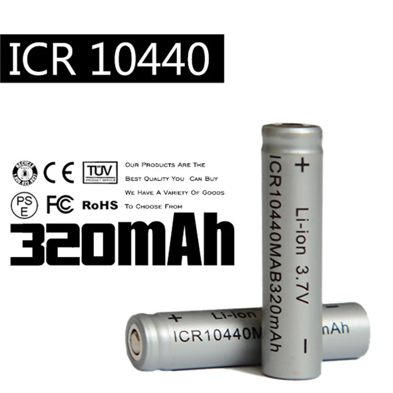 Brand New kingwei 20pcs 10440 3.7v Batteries 320mah Rechargeable Battery Lithium For Headlamp Laser Pen SLW 10440 320MAH
Brand New kingwei 20pcs 10440 3.7v Batteries 320mah Rechargeable Battery Lithium For Headlamp Laser Pen SLW 10440 320MAH