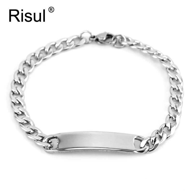 Фото 50 шт. мужские толстые браслеты из нержавеющей стали 7 9 дюйма|bracelet stainless steel|bracelet(China)