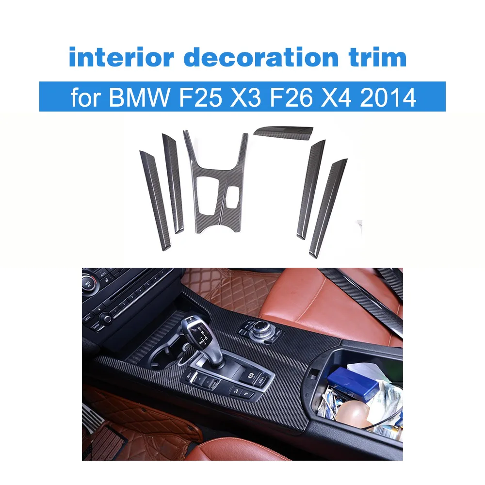 Carbon Fiber interior dashboard decoration trim for BMW F25 X3 & F26 X4 2014 left hand drive Car-styling
Carbon Fiber interior dashboard decoration trim for BMW F25 X3 & F26 X4 2014 left hand drive Car-styling