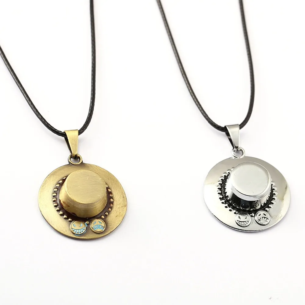 12pcs/lot ONE PIECE Necklace Ace Hat Silver Pendant Necklace Friendship Men Women Anime Jewelry Choker Accessories
12pcs/lot ONE PIECE Necklace Ace Hat Silver Pendant Necklace Friendship Men Women Anime Jewelry Choker Accessories
