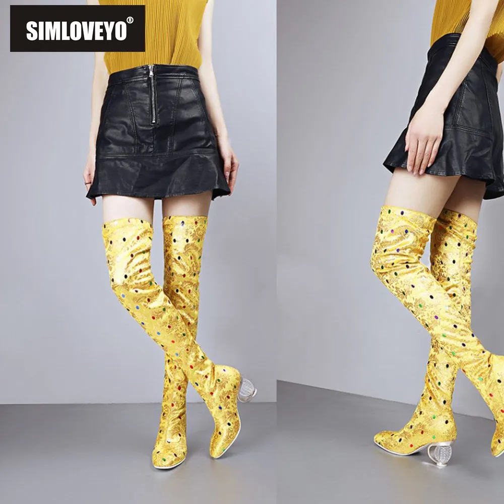 SIMLOVEYO, размер 44, Осень-зима, новый стиль, Красочные Сапоги выше колена, бархатные сапоги из эластичной ткани на высоком каблуке, сексуальная женская обувь
SIMLOVEYO, размер 44, Осень-зима, новый стиль, Красочные Сапоги выше колена, бархатные сапоги из эластичной ткани на высоком каблуке, сексуальная женская обувь