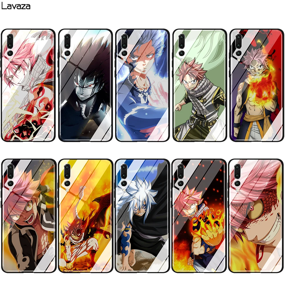 Стеклянный ТПУ чехол Lavaza Fairy Tail Gajeel для Huawei Mate 20 P10 P20 P30 Y6 Y9 P smart lite Pro 2018 2019 |