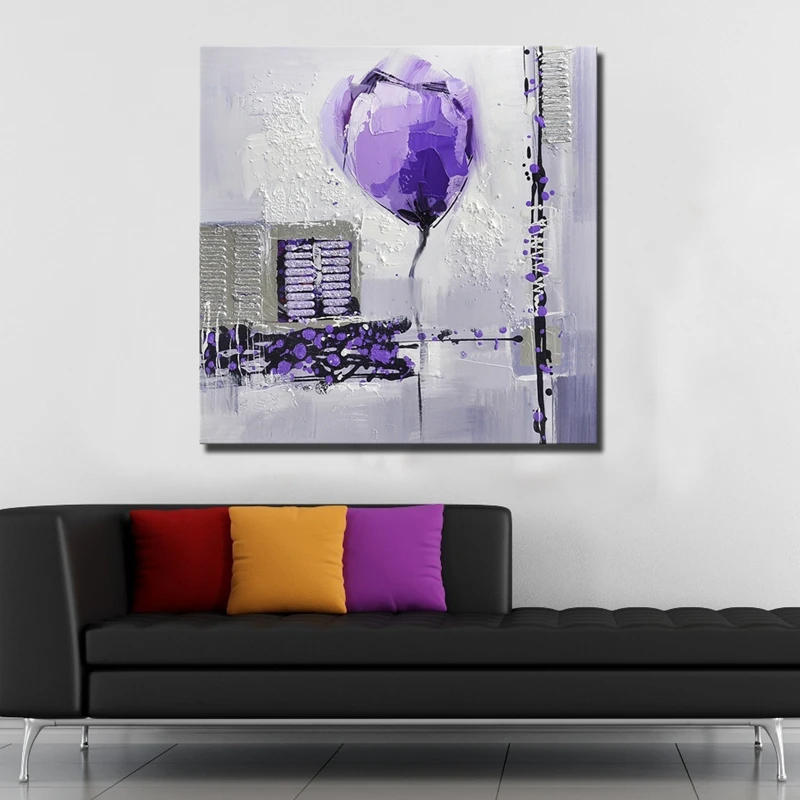 Handmade Modern Abstract Oil Painting Purple Flower Wall Pictures For Living Room Unframed Abstract Flower Oil Canvas Painting
Handmade Modern Abstract Oil Painting Purple Flower Wall Pictures For Living Room Unframed Abstract Flower Oil Canvas Painting