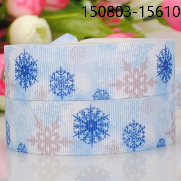 free shipping 50 yards 7/8 " 22mm blue snowflake pattern printed grosgrain tape ribbon DIY handmade decoration
free shipping 50 yards 7/8 " 22mm blue snowflake pattern printed grosgrain tape ribbon DIY handmade decoration