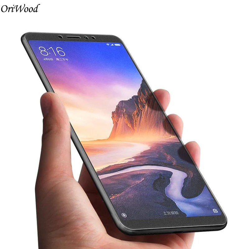 Матовое закаленное стекло OriWood для Xiaomi Mi Max 3 2.5D прозрачная защитная пленка экрана