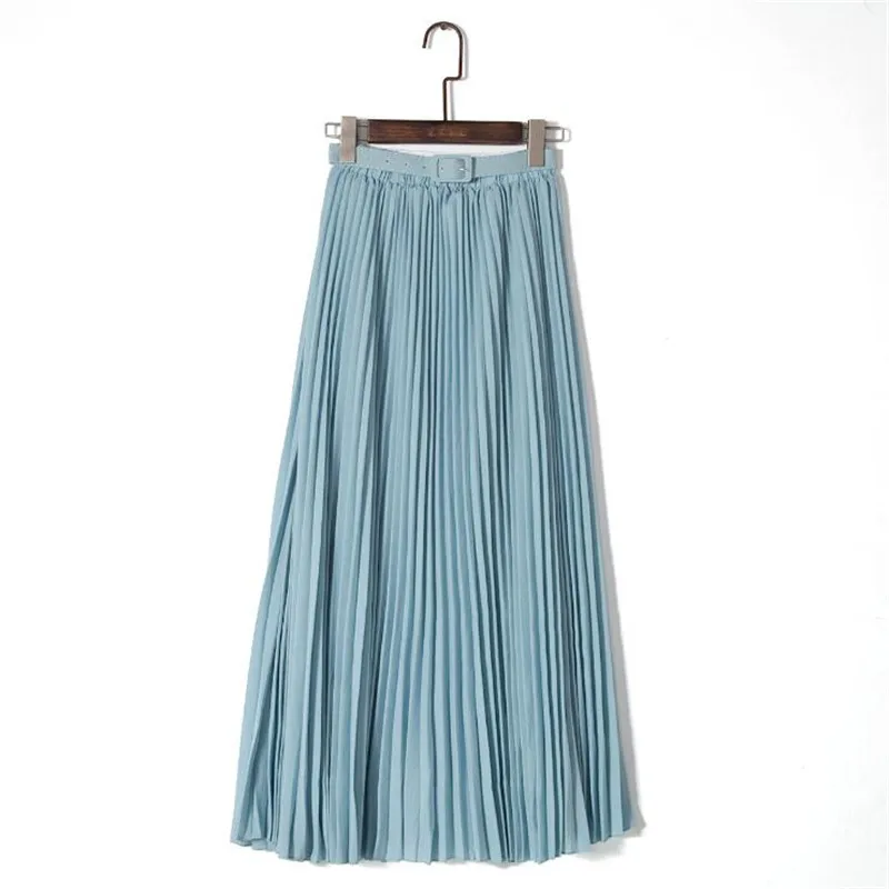 Summer Ankle-length Long Pleated Skirt Elegant Chiffon Skirt Office Skirts Womens Free Shipping
Summer Ankle-length Long Pleated Skirt Elegant Chiffon Skirt Office Skirts Womens Free Shipping