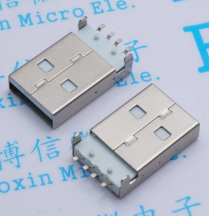 100pcs USB A style SMD USB plug male USB data interface USB type A male connector 4P patch U disk interface
100pcs USB A style SMD USB plug male USB data interface USB type A male connector 4P patch U disk interface