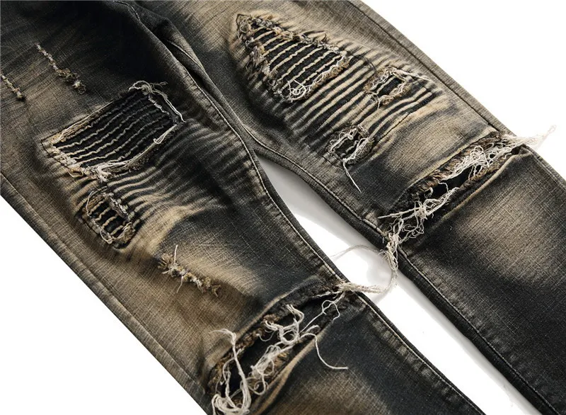 European American Style fashion brand mens jeans luxury Men straight denim trousers hole zipper Slim blue jeans for men w2201
European American Style fashion brand mens jeans luxury Men straight denim trousers hole zipper Slim blue jeans for men w2201