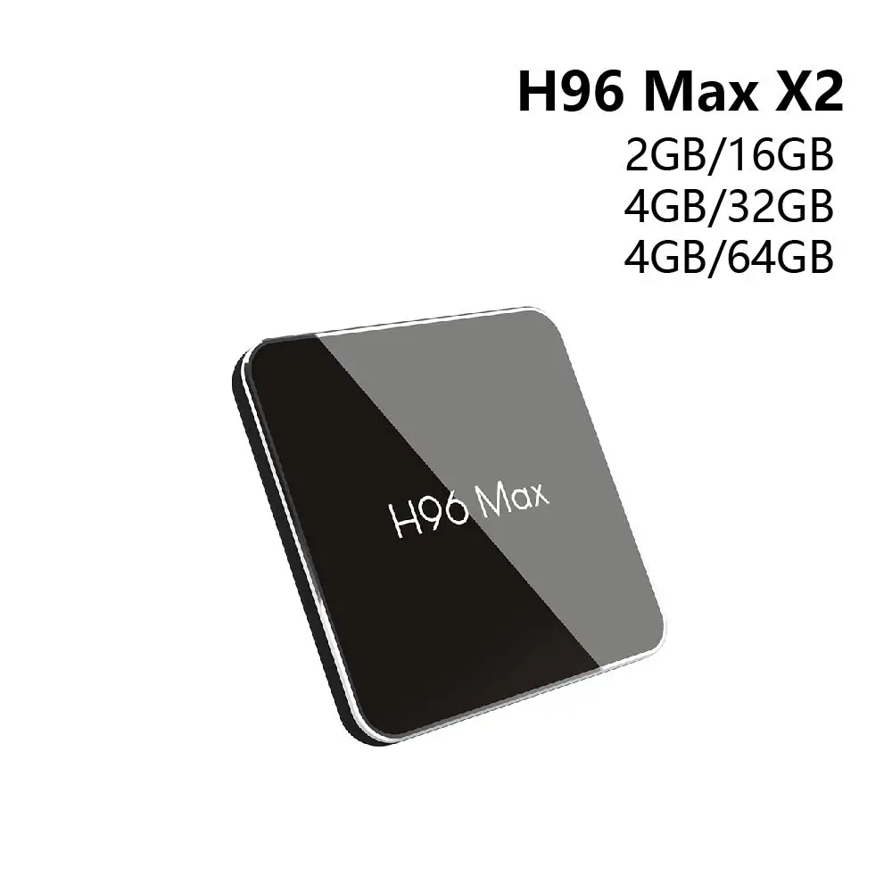 ТВ приставка H96 MAX X2 Android с голосовым дистанционным управлением ATV Amlogic S905X2