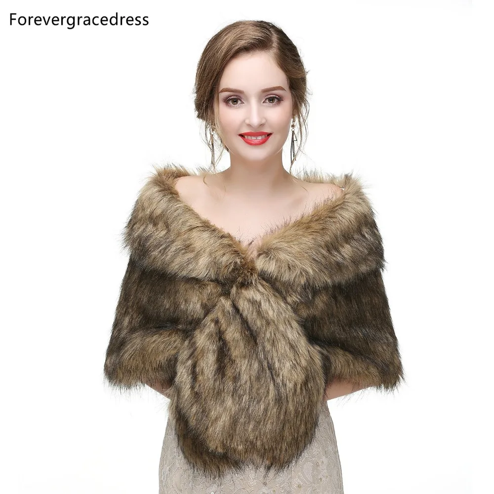 Forevergracedress 2019 Elegant Soft Autumn Winter Faux Fur Bride Wedding Wraps Bolero Jackets Bridal Coats Shawls Scarves PJ440
Forevergracedress 2019 Elegant Soft Autumn Winter Faux Fur Bride Wedding Wraps Bolero Jackets Bridal Coats Shawls Scarves PJ440
