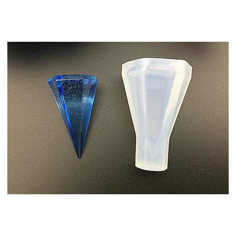 Rhombic Charms Resin Jewelry Silicone Mold DIY Diamond Conical Necklace Pendant Molds Accessories Handmade Cabochon Findings
Rhombic Charms Resin Jewelry Silicone Mold DIY Diamond Conical Necklace Pendant Molds Accessories Handmade Cabochon Findings