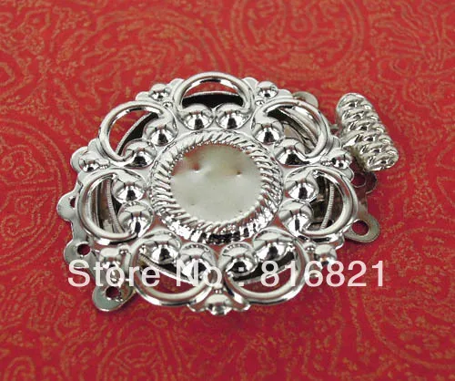 New Silver 4 Strands Clasps Bracelet Necklace Filigree Flower Metal Box Round Insert Clasps Connectors Jewelry Making Wholesale
New Silver 4 Strands Clasps Bracelet Necklace Filigree Flower Metal Box Round Insert Clasps Connectors Jewelry Making Wholesale