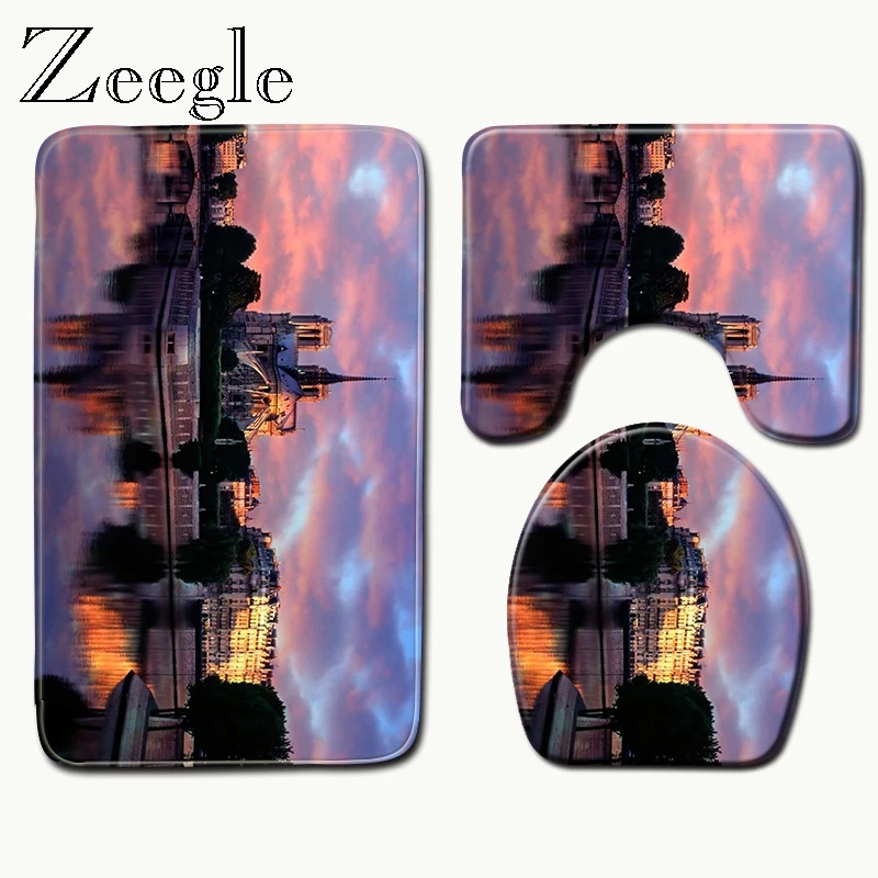 Zeegle, коврики для ванной комнаты, 3 шт., аксессуары для ванной комнаты, набор ковриков для душа с принтом «Наша дама Парижа»
Zeegle, коврики для ванной комнаты, 3 шт., аксессуары для ванной комнаты, набор ковриков для душа с принтом «Наша дама Парижа»