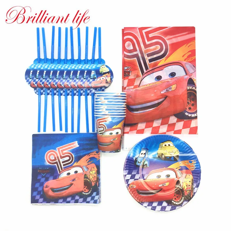 81pcs Disney Cars Theme Child Boy Birthday Party Cartoon Paper Cup+Plate+Straw Event Party Napkin Disposable Tablecover Supply
81pcs Disney Cars Theme Child Boy Birthday Party Cartoon Paper Cup+Plate+Straw Event Party Napkin Disposable Tablecover Supply