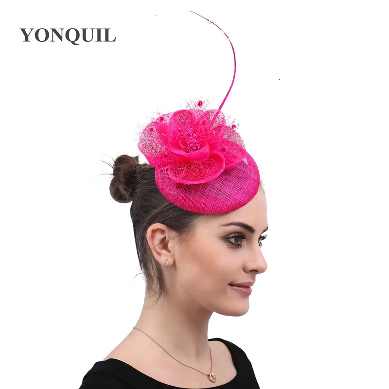 Formal Dress Wedding Chuch Fascinator Hats Women Ladies Chapeau Cap Bride Occasion Flower Headwear With Fancy Hair Accessories
Formal Dress Wedding Chuch Fascinator Hats Women Ladies Chapeau Cap Bride Occasion Flower Headwear With Fancy Hair Accessories