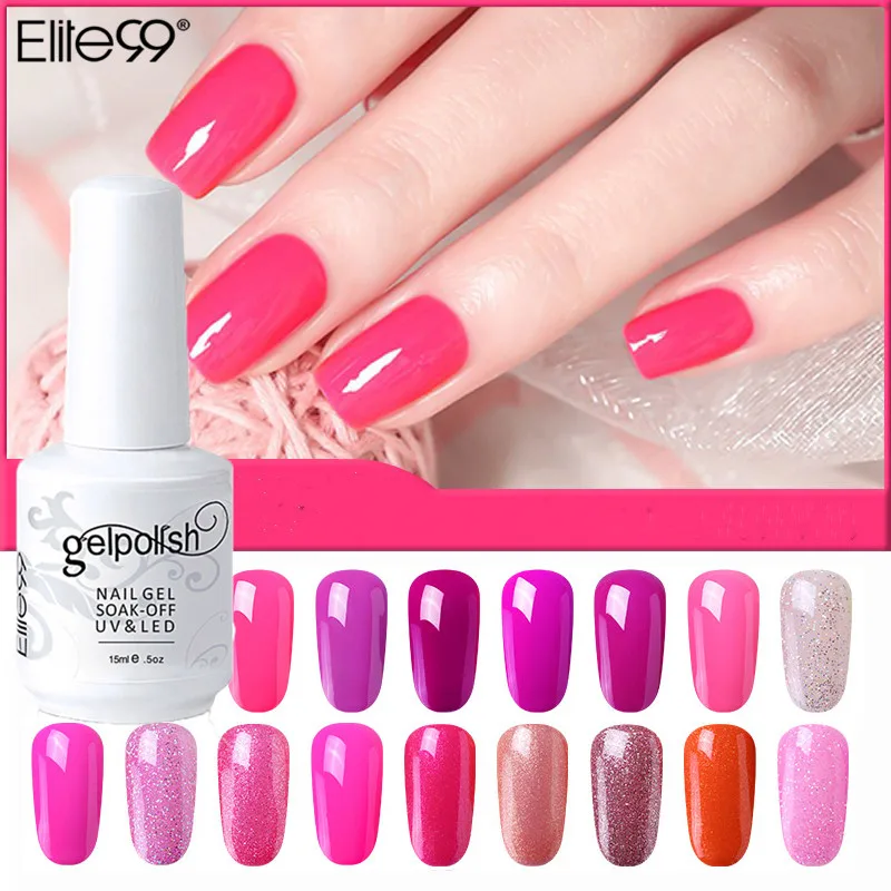Elite99 Gel Varnish Pink Glitter Painting Gel Nail Polish Nail Art Manicure Needed Base Top Coat Nail Gel UV Lacquer For Nail
Elite99 Gel Varnish Pink Glitter Painting Gel Nail Polish Nail Art Manicure Needed Base Top Coat Nail Gel UV Lacquer For Nail