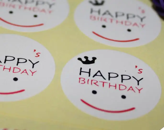 240pcs/lot 30*30mm Smile Face DIY Sticker Hand Made Happy Birthday Sticker Baking Sealing Sticker
240pcs/lot 30*30mm Smile Face DIY Sticker Hand Made Happy Birthday Sticker Baking Sealing Sticker