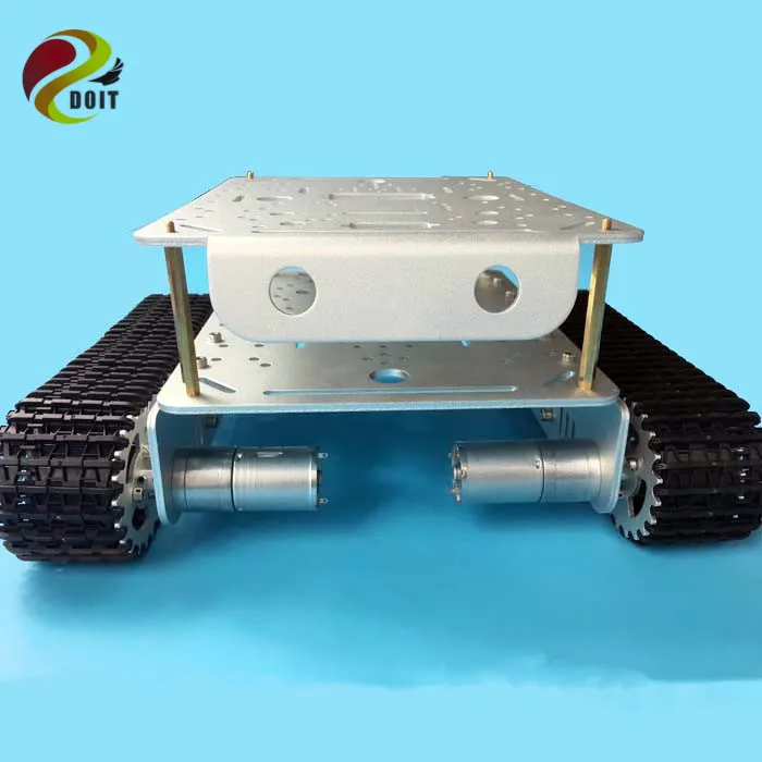 TD200 Double Caterpillar Heavy Metal Tank Chassis Robot Model Intelligent Car Electronic Contest DIY RC Toy Parts
TD200 Double Caterpillar Heavy Metal Tank Chassis Robot Model Intelligent Car Electronic Contest DIY RC Toy Parts