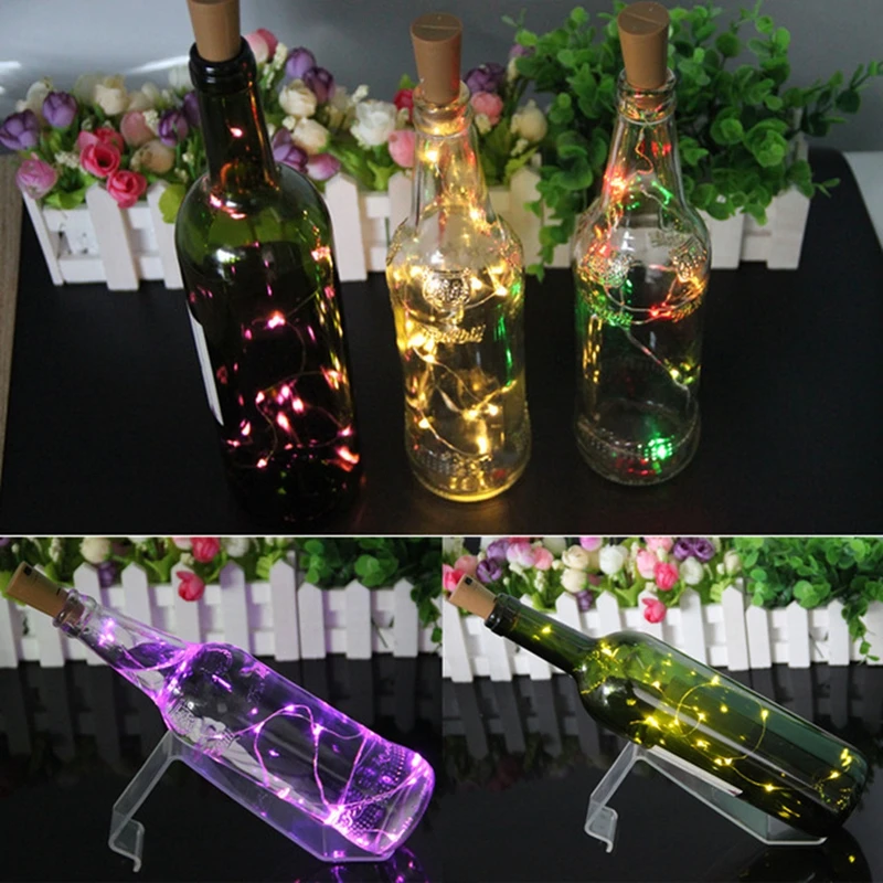 SZYOUMY Wine Bottle Lights Battery Powered LED Cork Shaped 50LEDS 5M Copper Wire Starry String Lights for Bottle DIY Party
SZYOUMY Wine Bottle Lights Battery Powered LED Cork Shaped 50LEDS 5M Copper Wire Starry String Lights for Bottle DIY Party