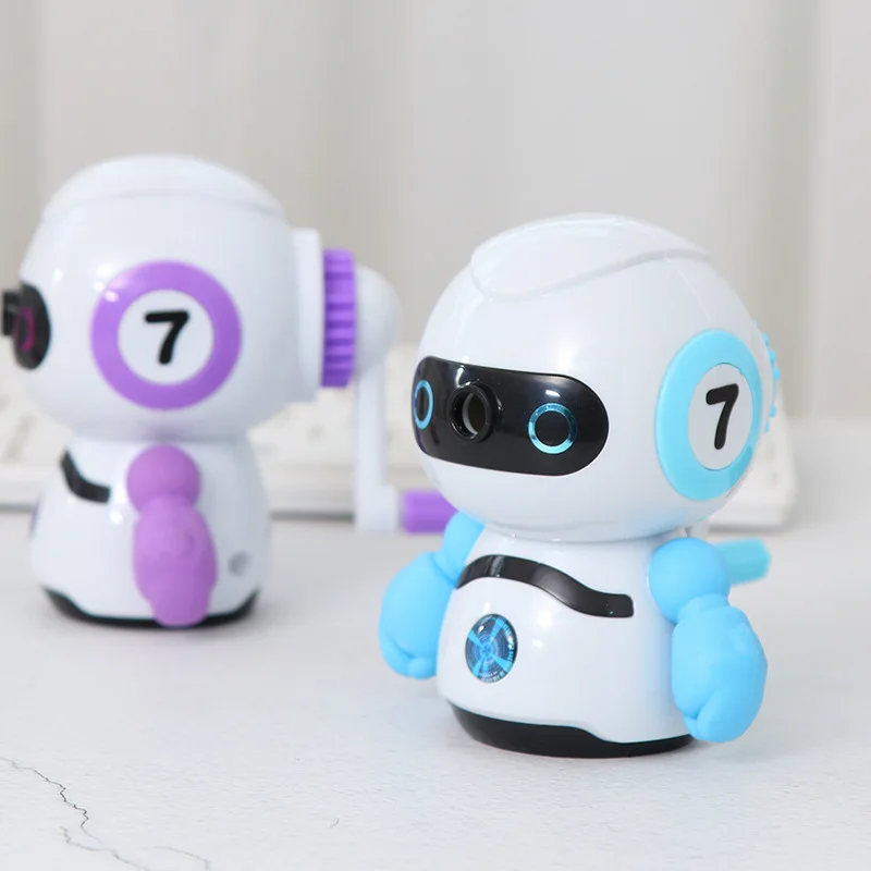 MIRUI Hand Crank Robot Pencil Sharpener Fashion Creative Simple Pencil Tool Stationery Kids Birthday Gift School Office Supplies
MIRUI Hand Crank Robot Pencil Sharpener Fashion Creative Simple Pencil Tool Stationery Kids Birthday Gift School Office Supplies