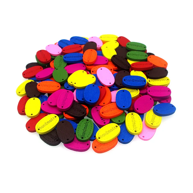 50PCs Wood Sewing Button Scrapbooking Oval Hand made Word Multicolor Mixed Two Holes Costura Botones Decorate 19x12mm W2028
50PCs Wood Sewing Button Scrapbooking Oval Hand made Word Multicolor Mixed Two Holes Costura Botones Decorate 19x12mm W2028