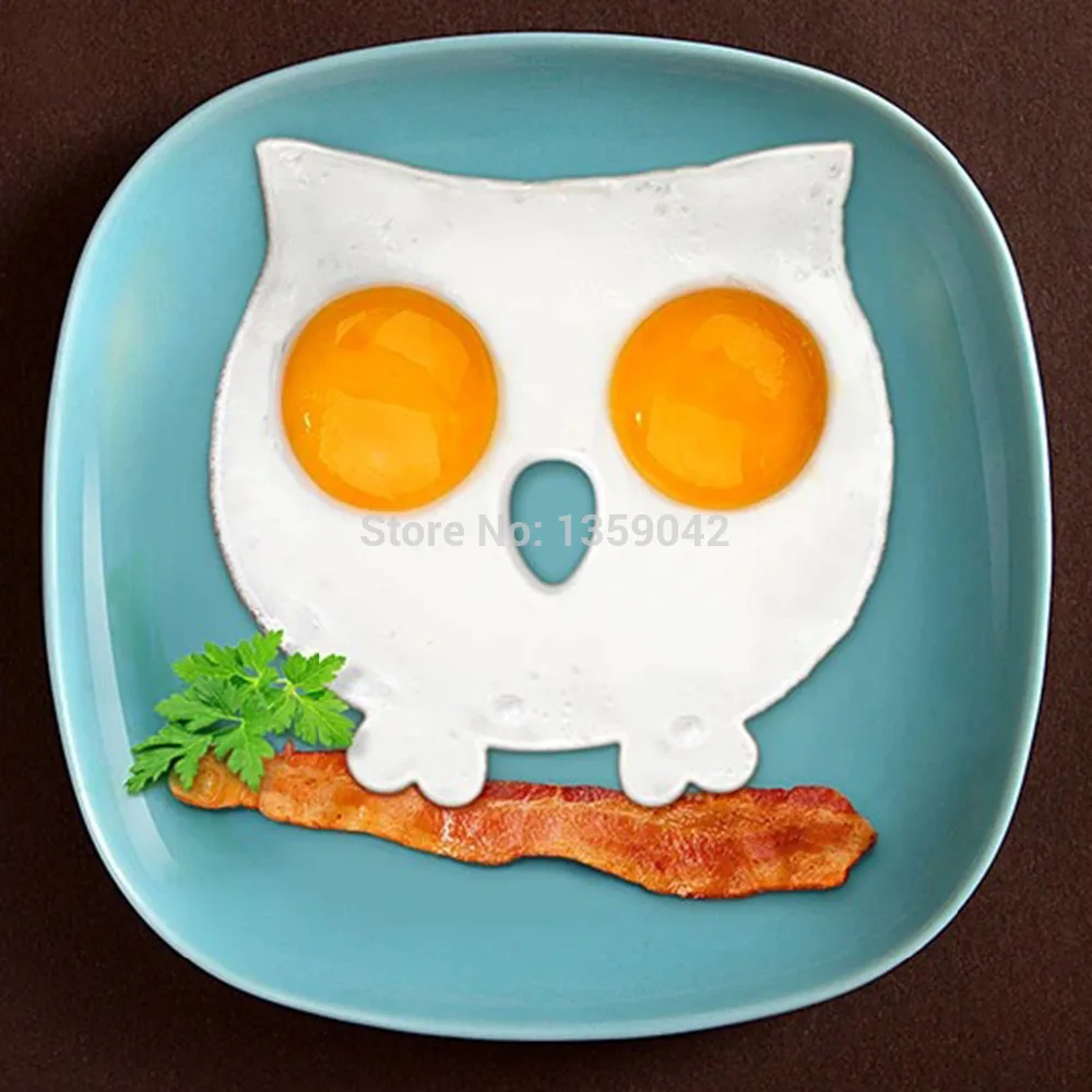 Модные завтрак силиконовые Fried Egg Плесень Блин Яйцо Кольцо Shaper Забавный Пособия