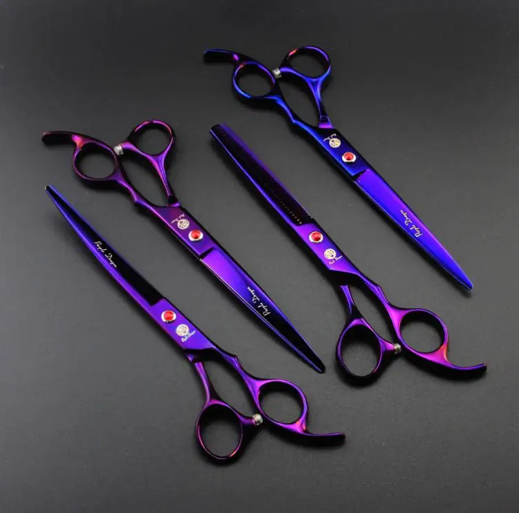 Factory outlets! set of 7 inch professional Cat Dog purple Pet grooming scissors CUTTING & THINNING & CURVED scissors pet salon
Factory outlets! set of 7 inch professional Cat Dog purple Pet grooming scissors CUTTING & THINNING & CURVED scissors pet salon